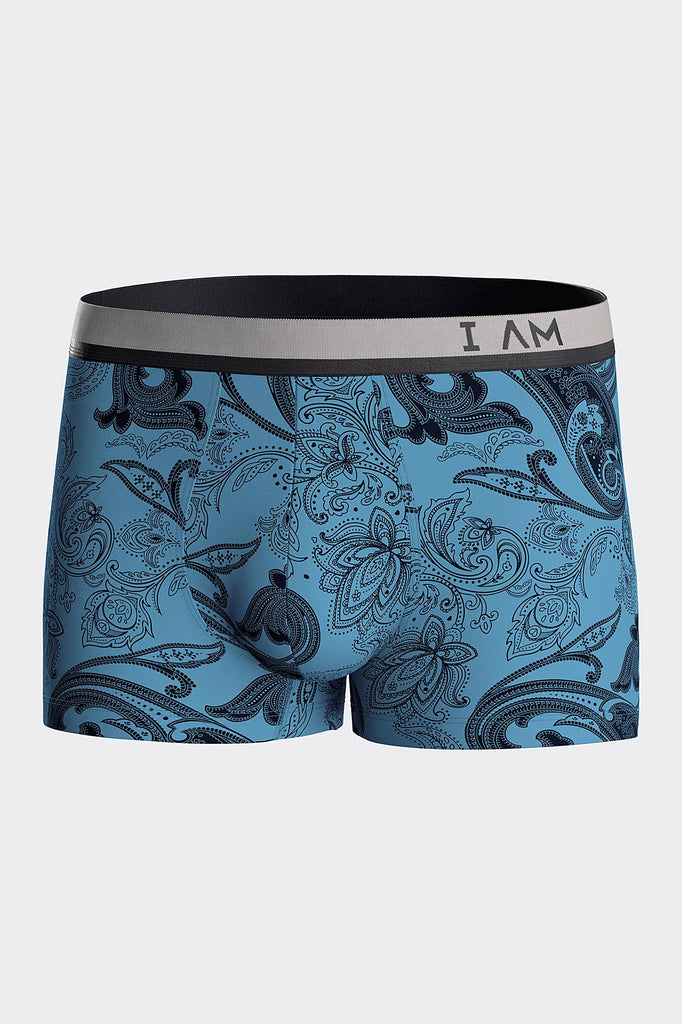 I AM Retro Elegance von Impetus aus Lyocell/Elasthan in Blau mit Featherprint