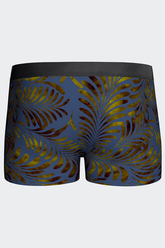 I AM Retro Auric in Blau mit Farndruck aus Lyocell von Impetus