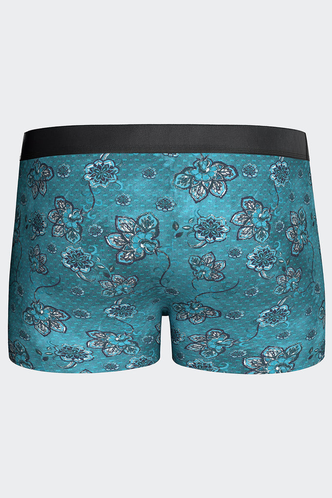 I AM Pant Blossom von Impetus aus Lyocell in Türkis mit Blütendruck