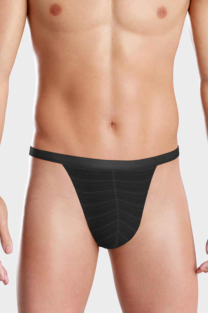 I AM String Linear aus feiner Microfaser mit Streifendessin - hergestellt von Impetus