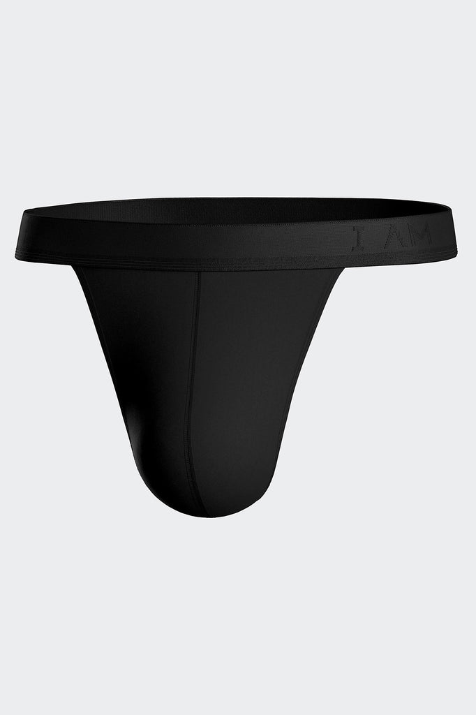 I AM String Nagi von Impetus aus weichem Lyocell in Schwarz