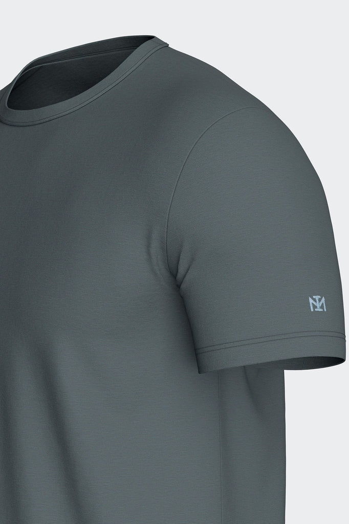 Impetus Rundhalsshirt Asuka aus Lyocell und Baumwolle in Grün