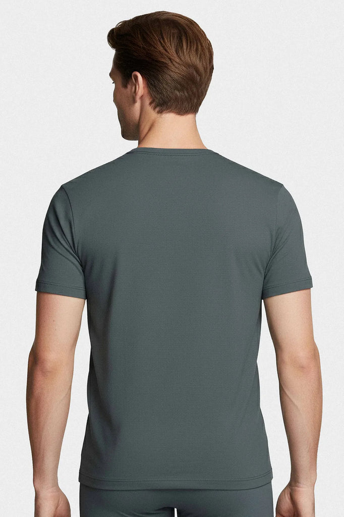 Impetus Rundhalsshirt Asuka aus Lyocell und Baumwolle in Grün