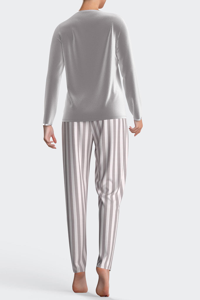 Impetus Pyjama Cinder mit Wärmeisolation in Sandfarben