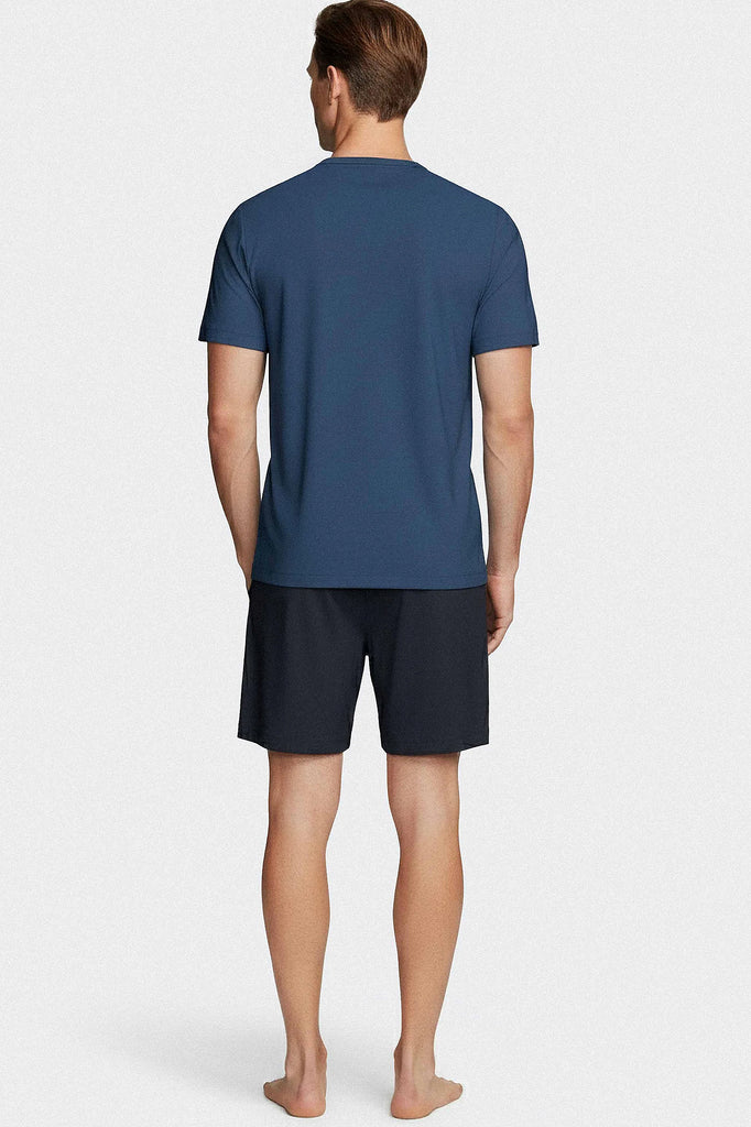 Impetus Pyjama Asuka in aus Lyocell mit Baumwolle in Blau