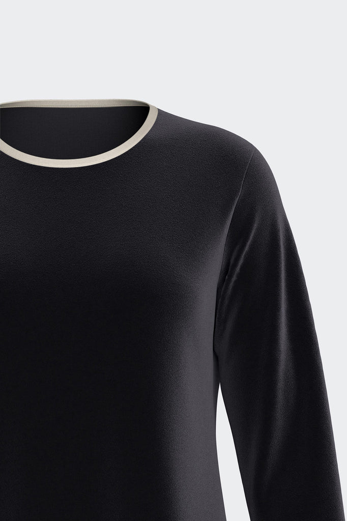 Impetus Pyjama Nimbus aus Modal und Baumwolle mit Thermoeffekt in Schwarz