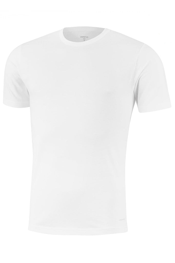 Impetus Rundhals-Shirt Innovation in Weiß