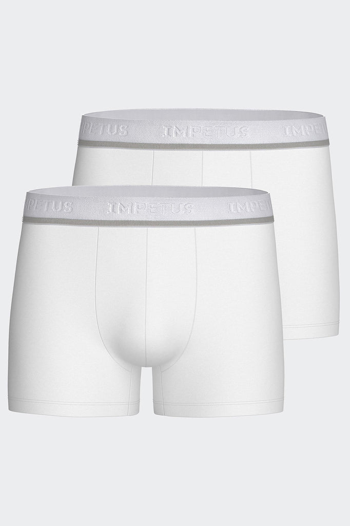 Impetus Retro Cotton-Stretch im Doppelpack aus Baumwolle und Elasthan in Weiß