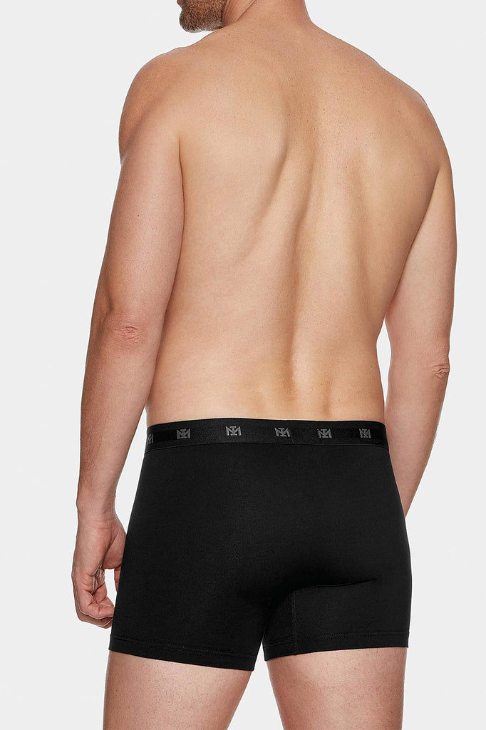 3x Impetus Retro Cotton-Stretch aus Baumwolle mit Elasthan in Schwarz