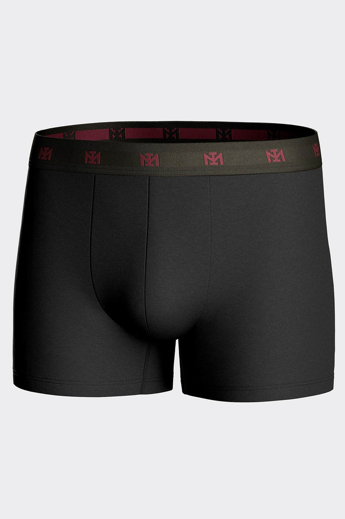 3x Impetus Retro Cotton-Stretch aus Baumwolle mit Elasthan in Schwarz