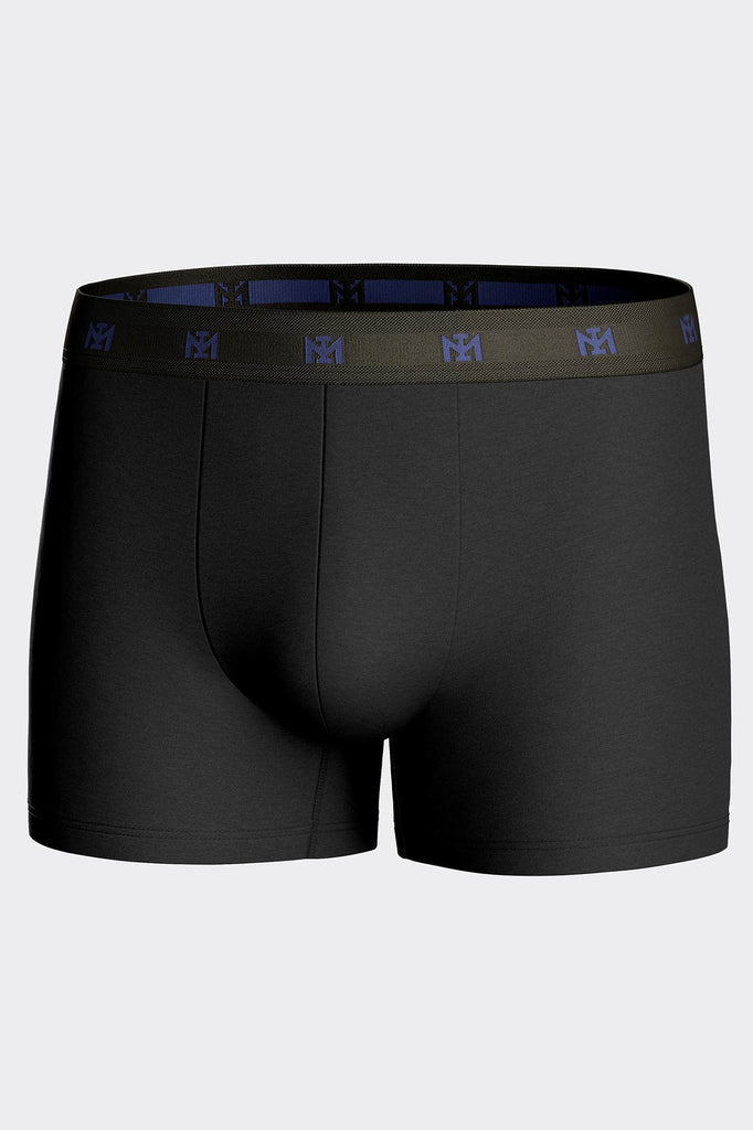 3x Impetus Retro Cotton-Stretch aus Baumwolle mit Elasthan in Schwarz
