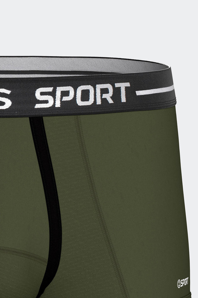 Impetus Retro Sport aus Microfaser mit kurzem Bein in Olivgrün