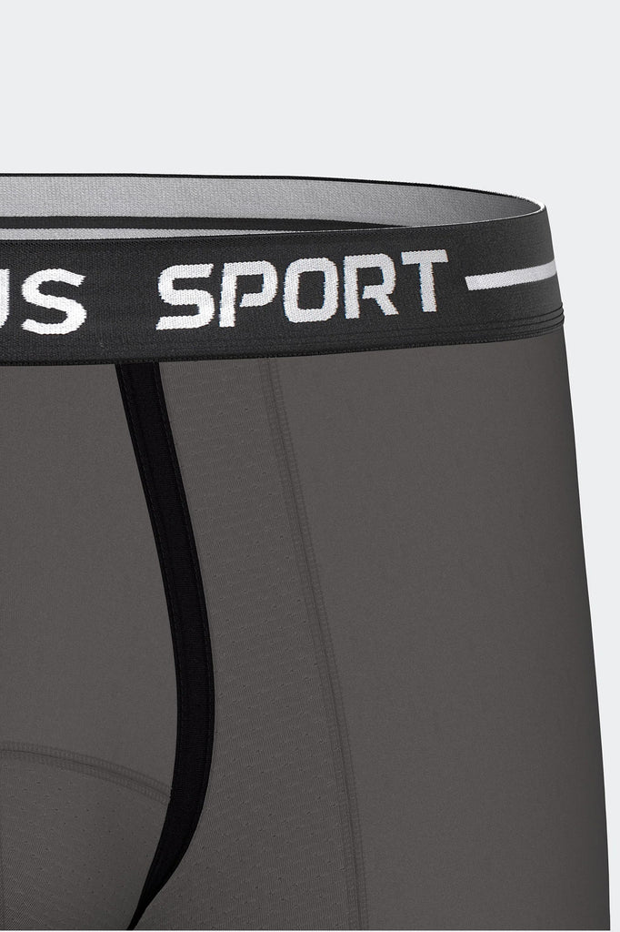 IMPETUS Retro Sport aus Microfaser in Grau mit langem Bein