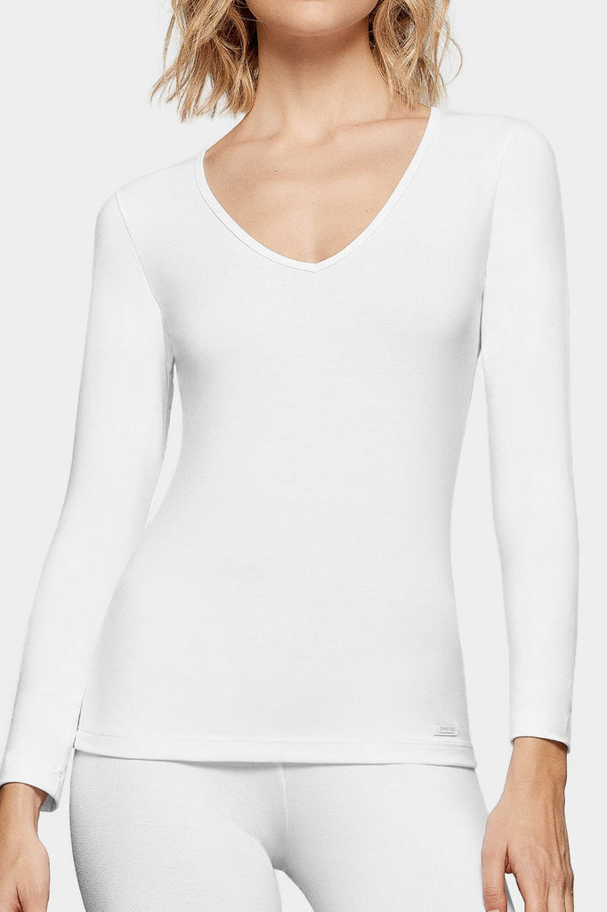 Impetus Damen Thermo Shirt in Weiß