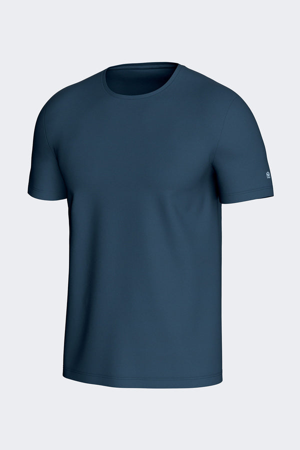 Impetus Shirt Asuka in Blau aus einer samtweichen Lyocell/Baumwollmischung