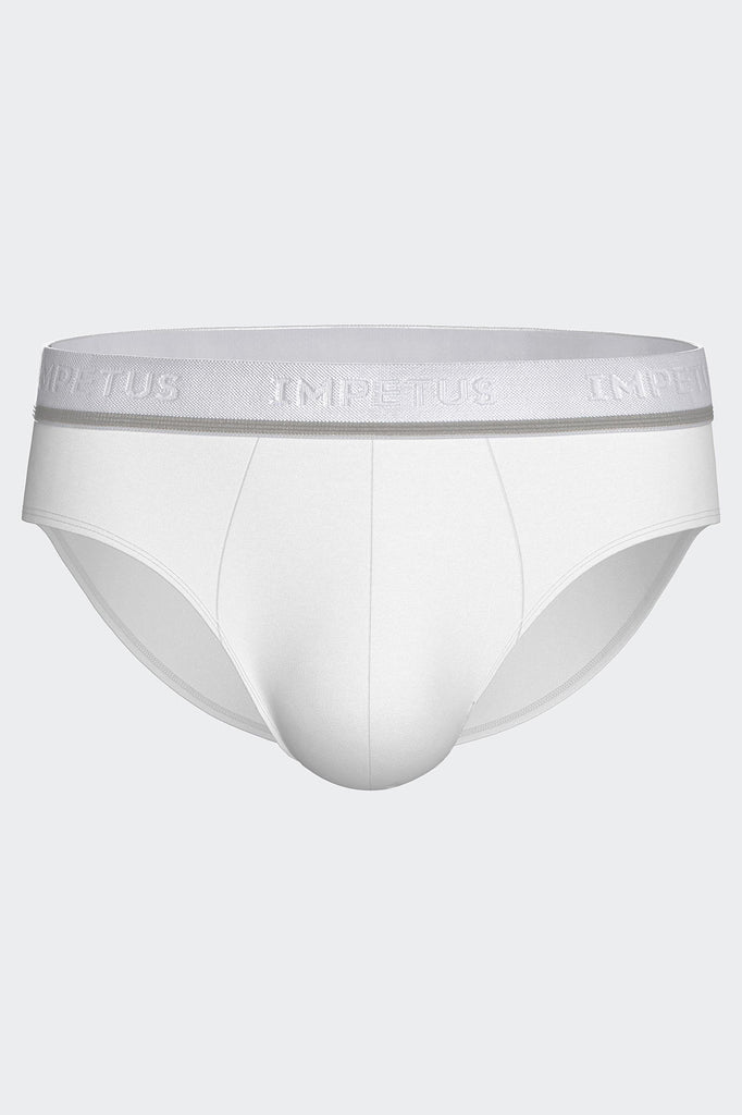 Impetus Slip Cotton Stretch iim Doppelpack aus Baumwolle mit Elasthan in Weiß