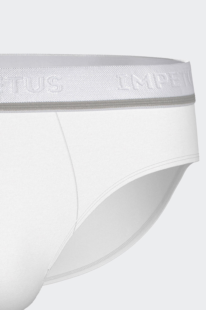 Impetus Slip Cotton Stretch iim Doppelpack aus Baumwolle mit Elasthan in Weiß