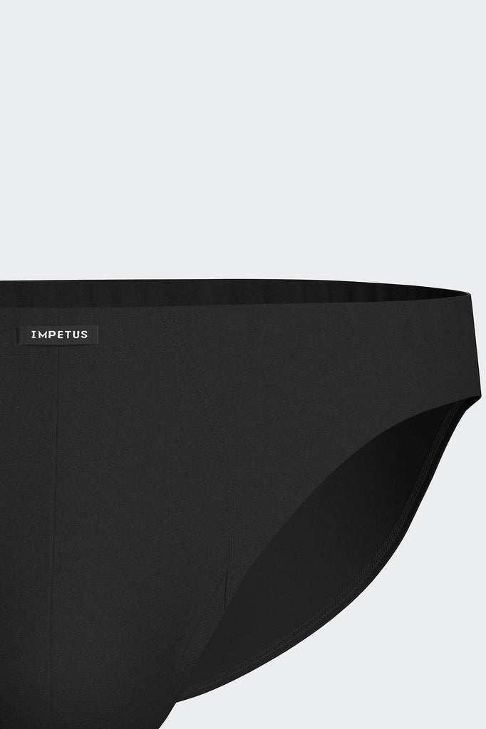 Impetus Slip Cotton-Stretch 1171021 aus Baumwolle mi Elasthan in Schwarz