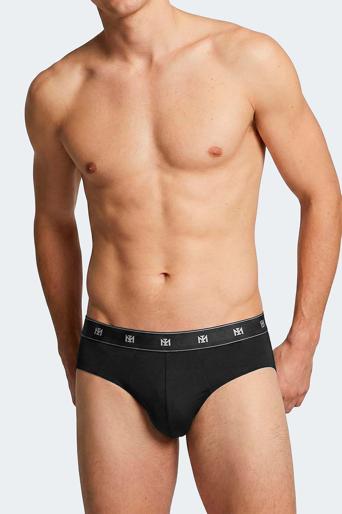 Impetus Slip Gridline aus Lyocell mit Elasthan in Schwarz