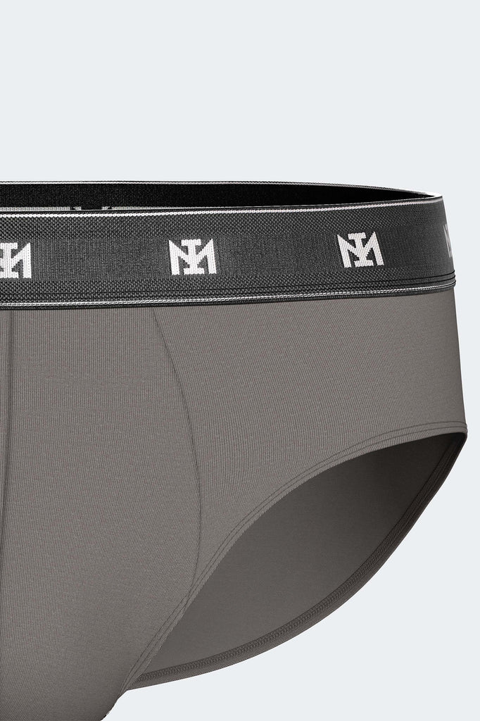 Impetus Slip Gridline aus Lyocell mit Elasthan in Mittelgrau