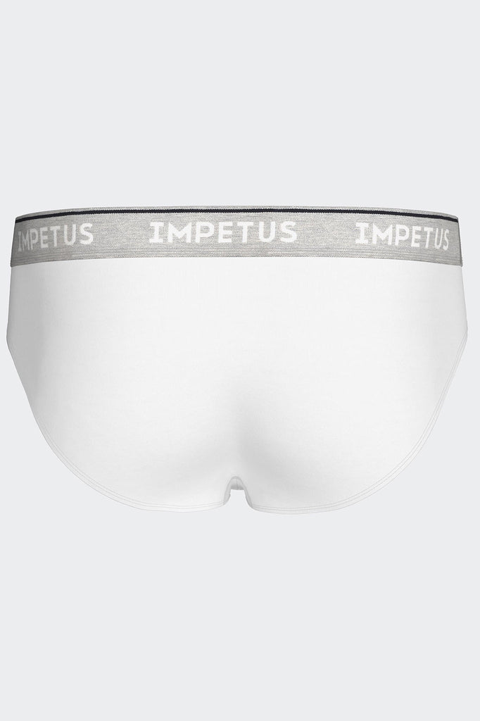 Impetus Slip Organic aus Baumwolle in Weiß mit gewebtem Bund