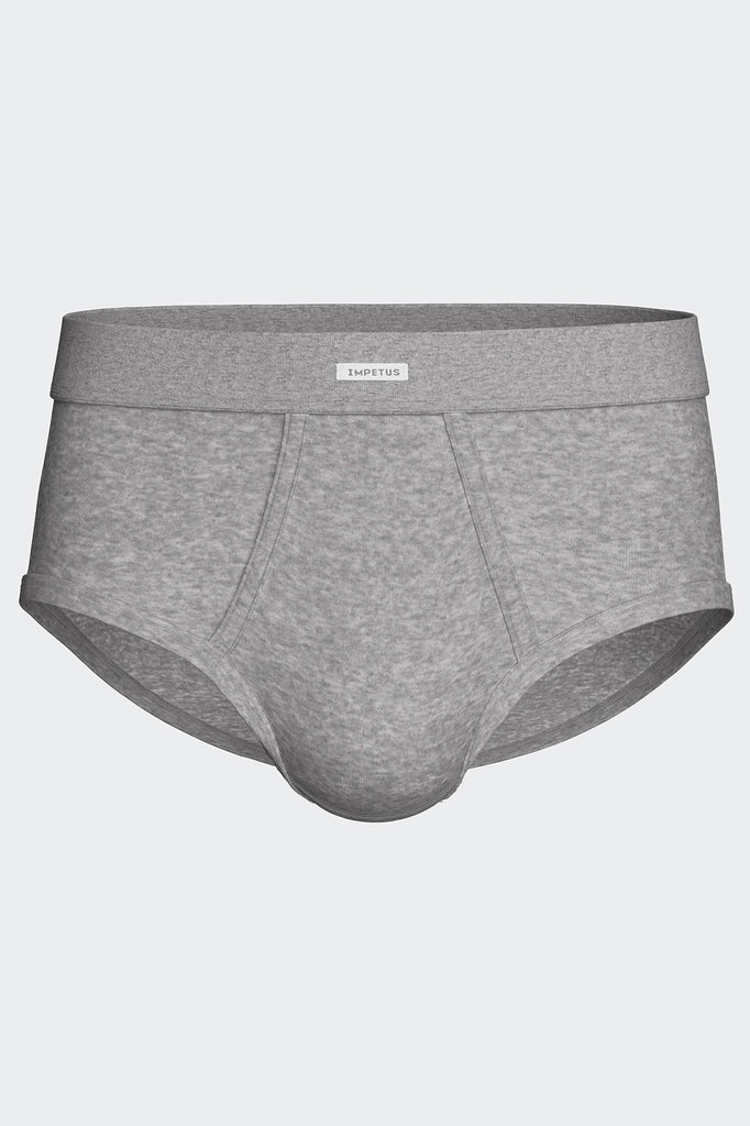 Impetus Slip Pure Cotton aus reiner Baumwolle in Grau-Melange