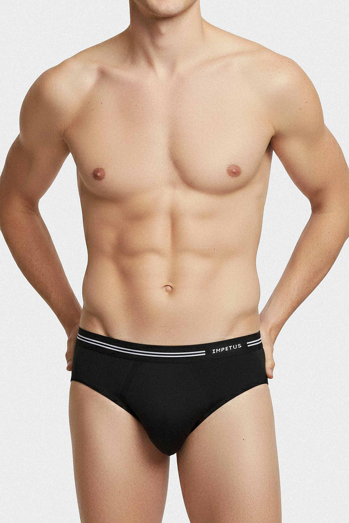 Impetus Slip Cotton Seamless aus Mischgewebe in Schwarz