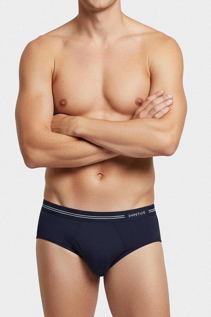 Impetus Slip Cotton Seamless aus Mischgewebe in Navy-Blau
