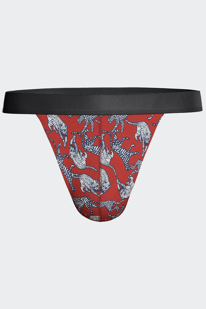 I AM String Firce in Rot aus Lyocell von Impetus