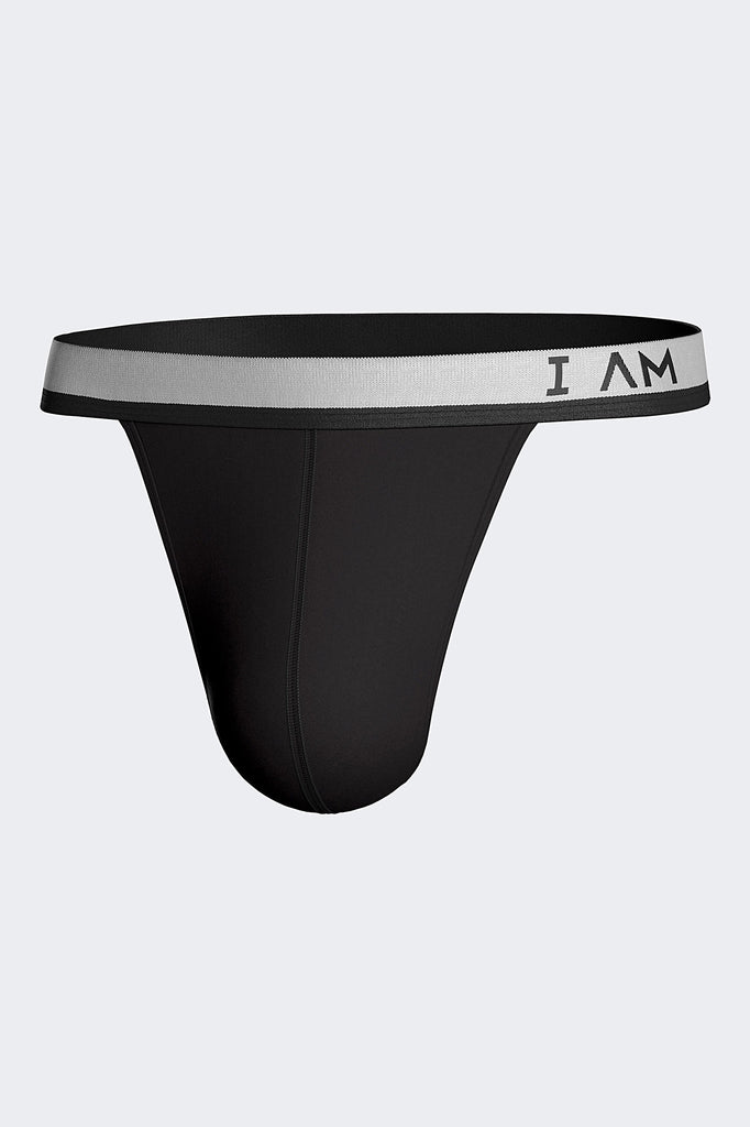 I AM String Nagi von Impetus aus weichem Lyocell in Schwarz