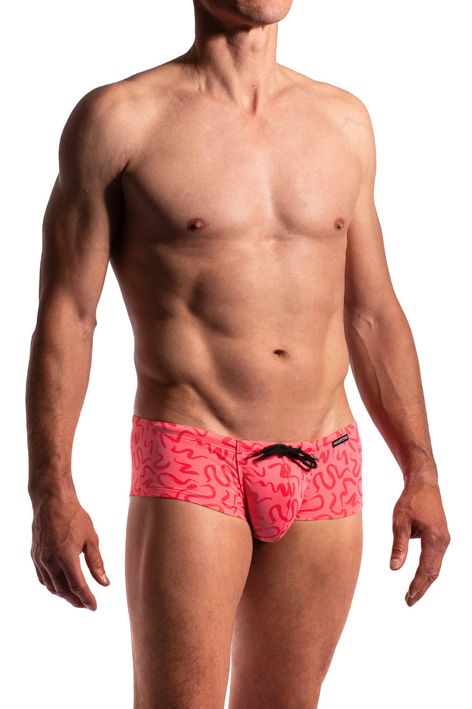 Manstore Beach Hot Pants M2284 in Print Rose