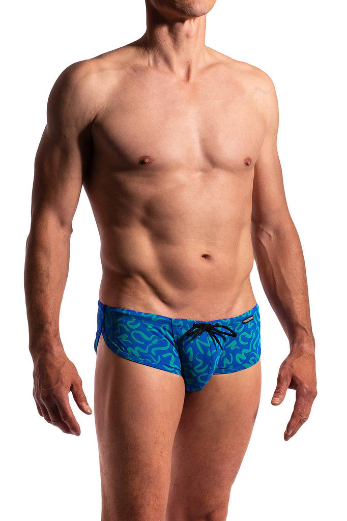 Manstore Besch Sprint Brief M2284 in Print Bleu