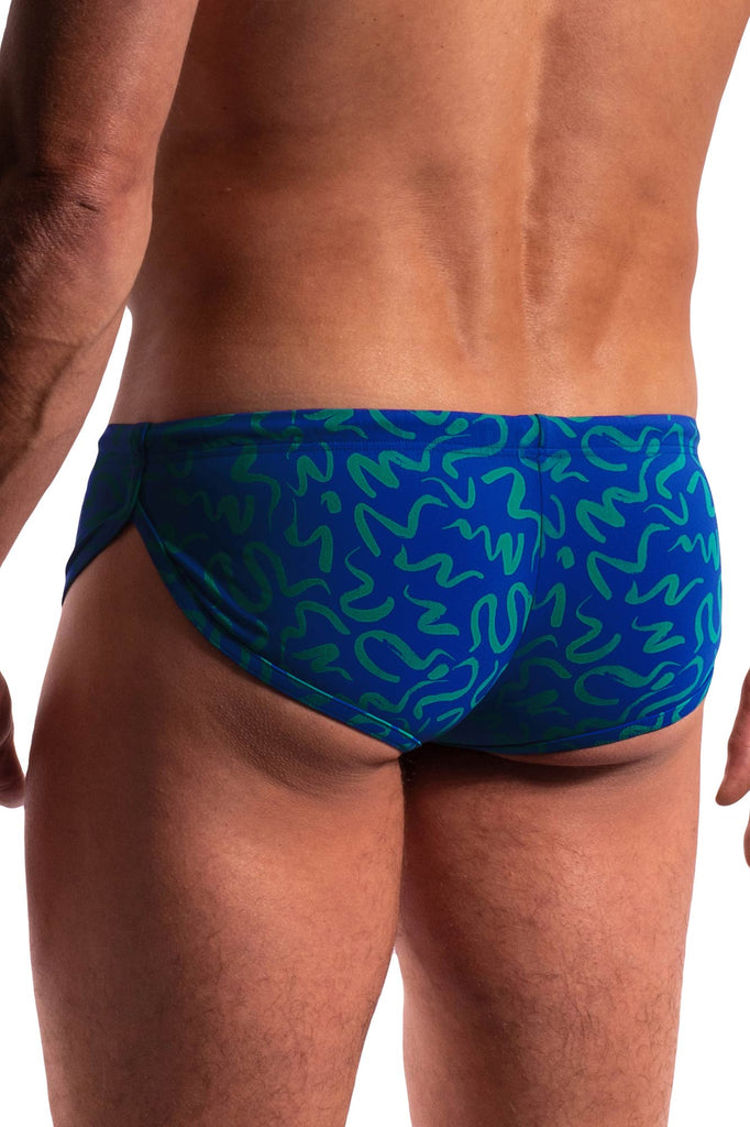 Manstore Besch Sprint Brief M2284 in Print Bleu