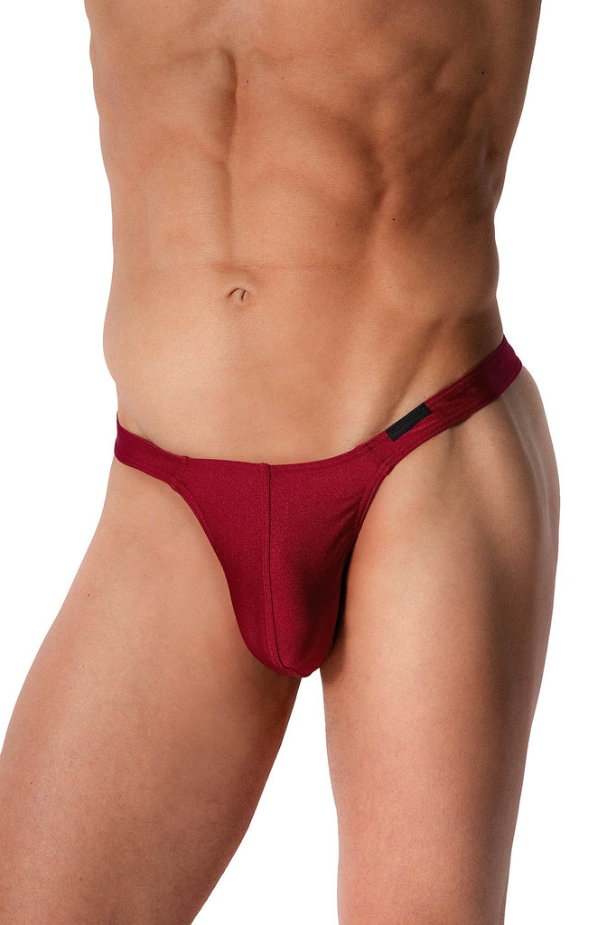 Manstore Beach Tower String M2578 aus glänzender Jersey-Ware in Rot