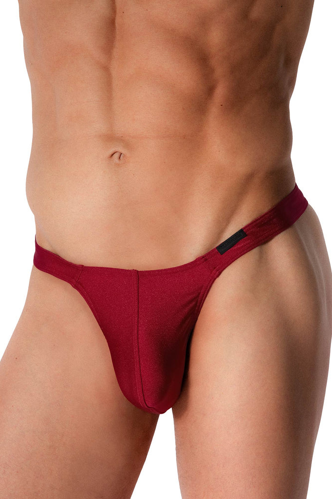 Manstore Beach Tower String M2578 aus glänzender Jersey-Ware in Rot