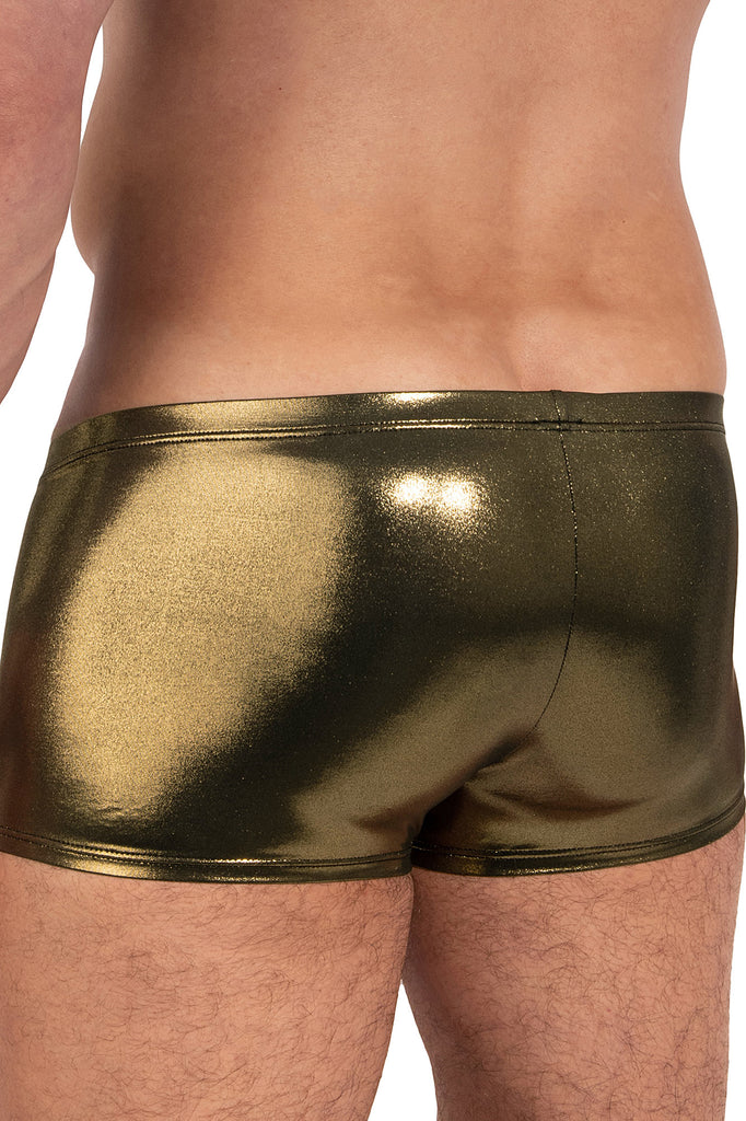 Manstore Bungee Pants M2338 in Gold/Black