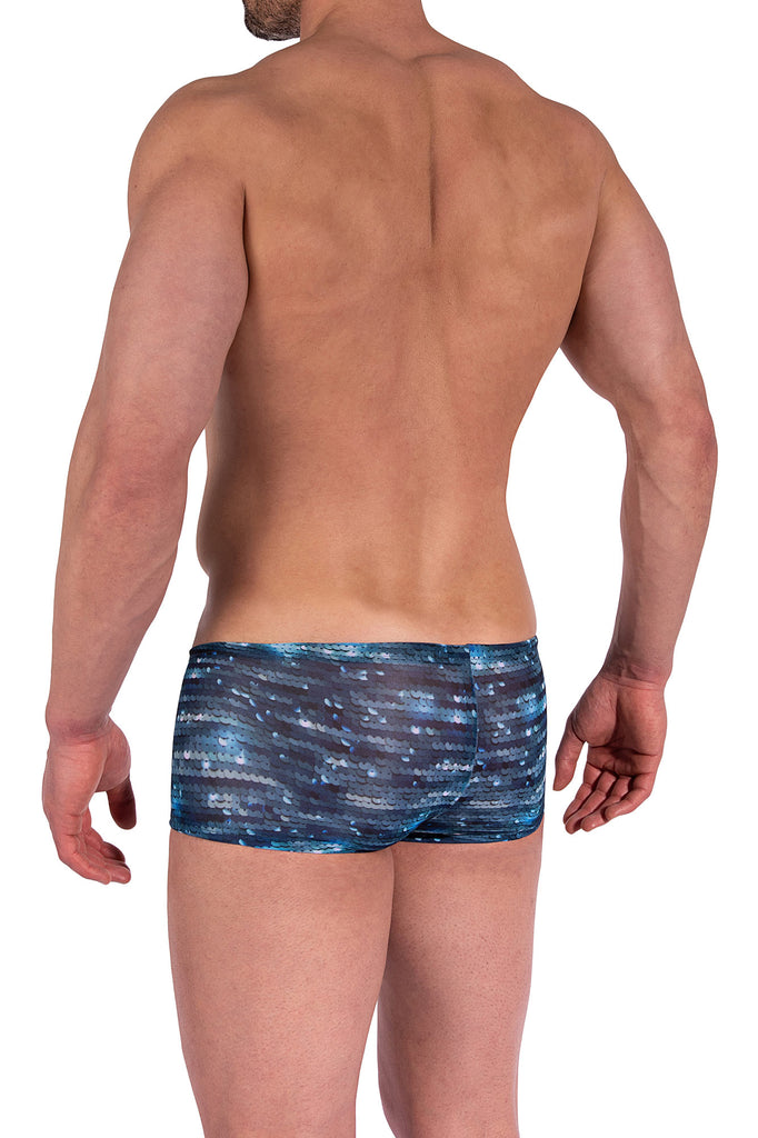 Manstore Bungee Pants M2371 aus blauem Mesh