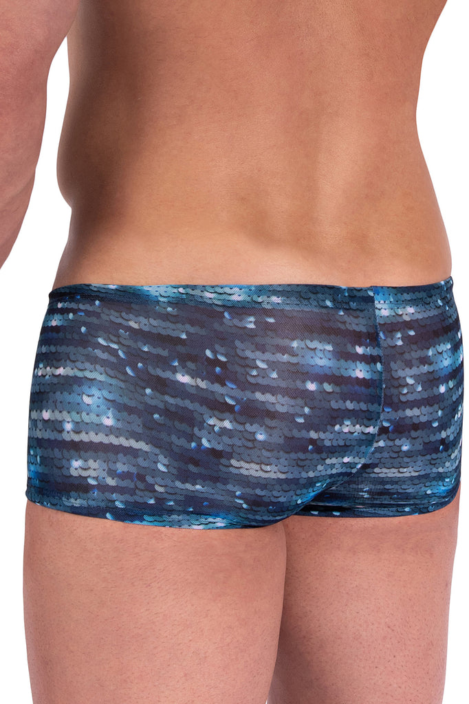 Manstore Bungee Pants M2371 aus blauem Mesh