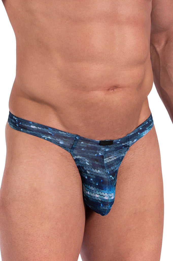 Manstore Bungee String M2371 aus blauem Mesh