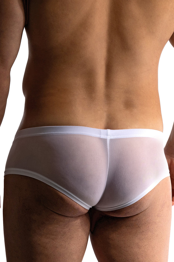 Manstore Hot Pants M101 aus weicher Microfaser in Weiß