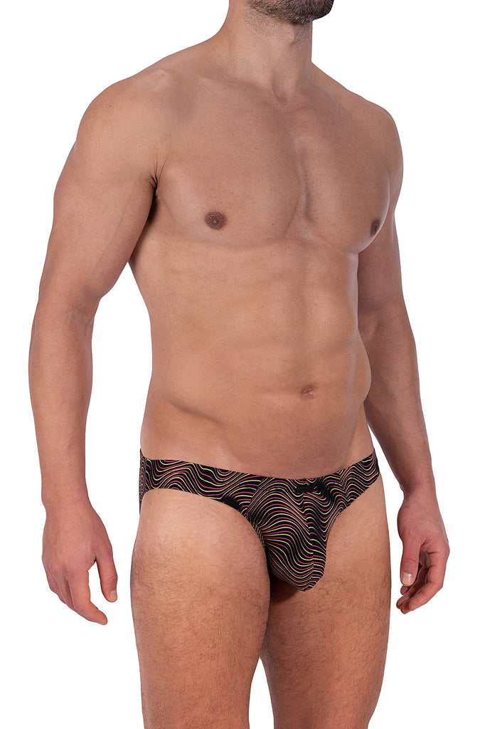 Manstore Micro Brief M800 aus Microfaser mit Graffity-Print