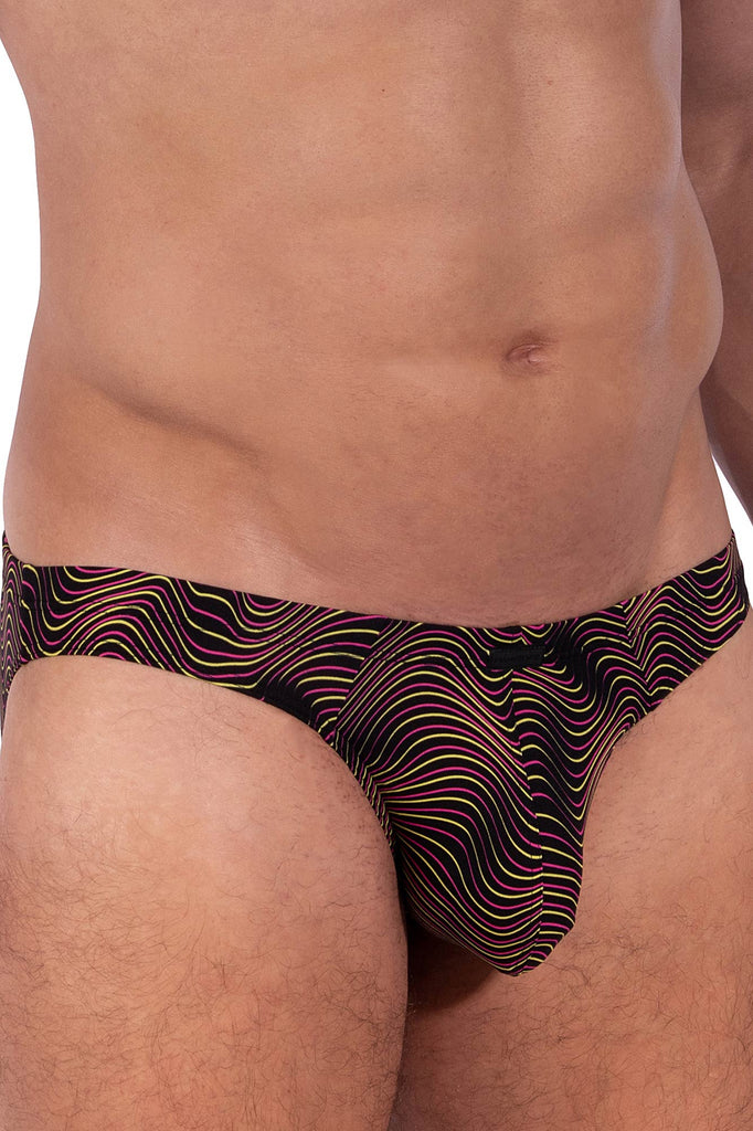 Manstore Micro Brief M800 aus Microfaser mit Graffity-Print