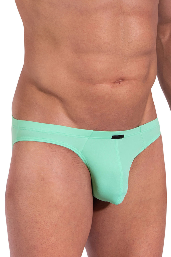 Manstore Micro Brief M800 aus Microfaser in Mint-Grün