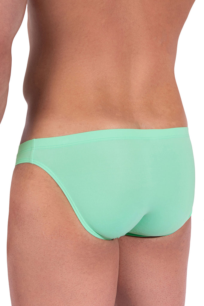 Manstore Micro Brief M800 aus Microfaser in Mint-Grün