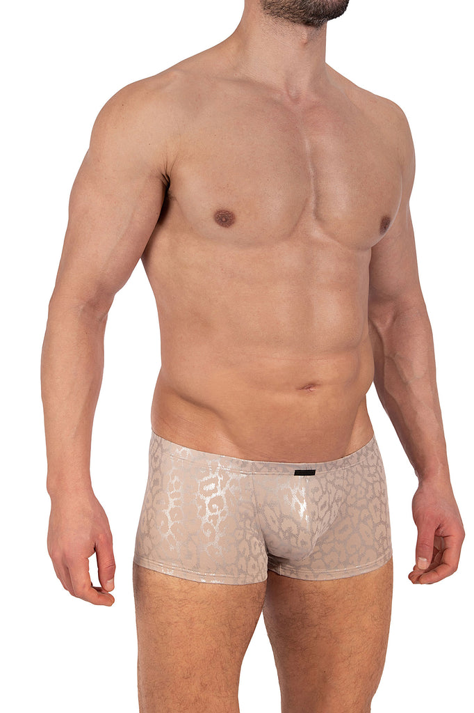 Manstore Micro Pants M2335 aus Jersey mit Leo Print in Skin