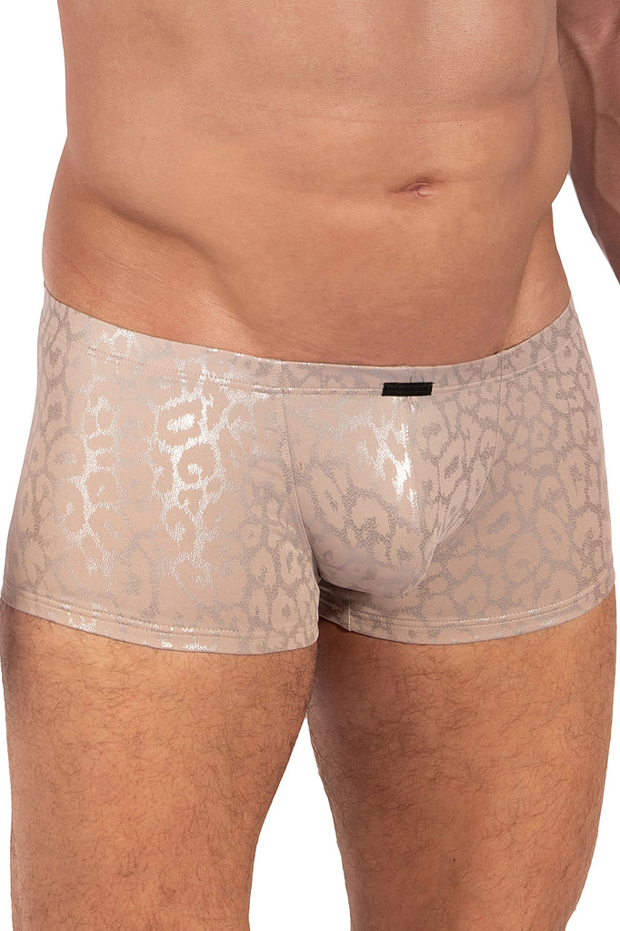Manstore Micro Pants M2335 aus Jersey mit Leo Print in Skin