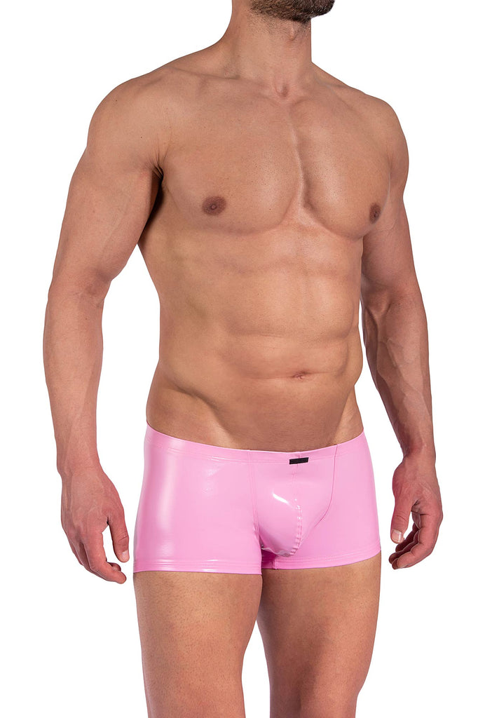 Manstore Micro Pants M2373 aus Lack in Rose