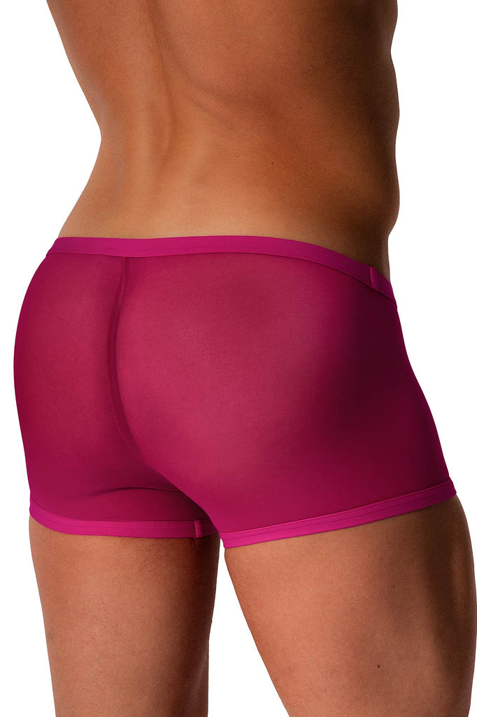 Manstore Micro Pants M2572 aus tranparenter Microfaser in Magenta