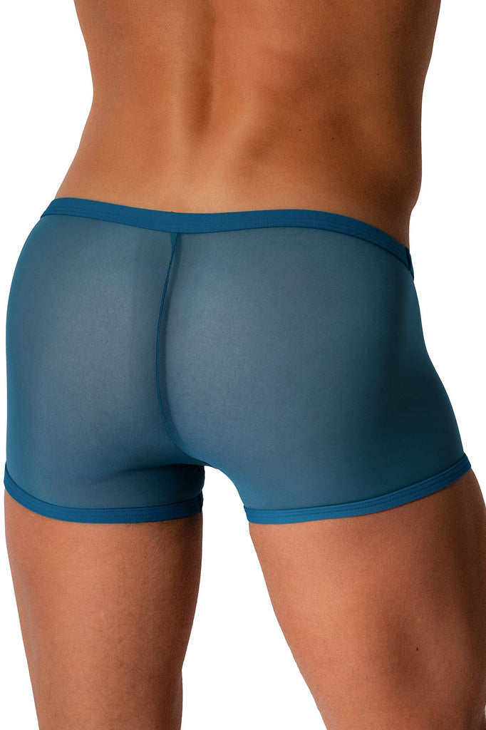 Manstore Micro Pants M2572 aus tranparenter Microfaser in Blau