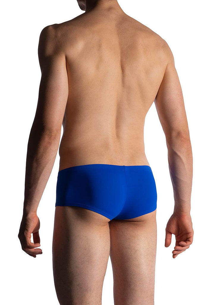 Manstore Hot Pants M800 aus Microfaser in Blau